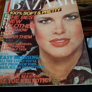 Lot of FOUR (4) BAZAAR 1977 1978  issue Lisa Taylor Cristina Ferrare